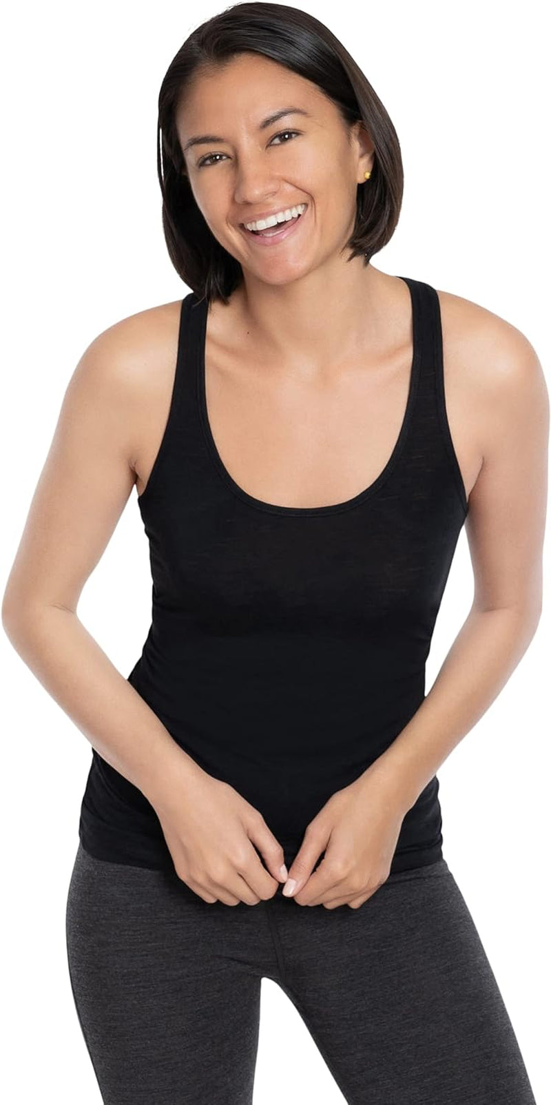 Woolly Clothing Women'S Merino Wool Tank Top - Ultralight - Wicking Breathable Anti-Odor